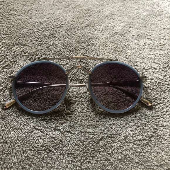 John Varvatos V523 Gradient Round Sunglasses